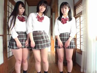 Hot and Naughty Japanse Schoolgirls Expose their Sexiness in Public - Don't Miss Out on this Steamy Action